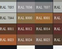 Vzorkovnice barev podle RAL - 